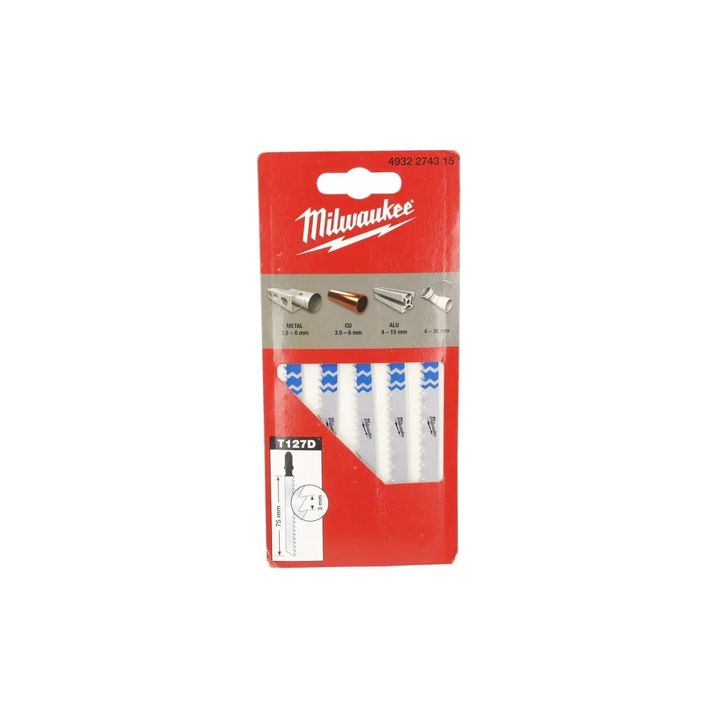 [AMAT2-147820] Pânză de ferăstrău vertical alum. 75x3mm 5 buc 4932274315
