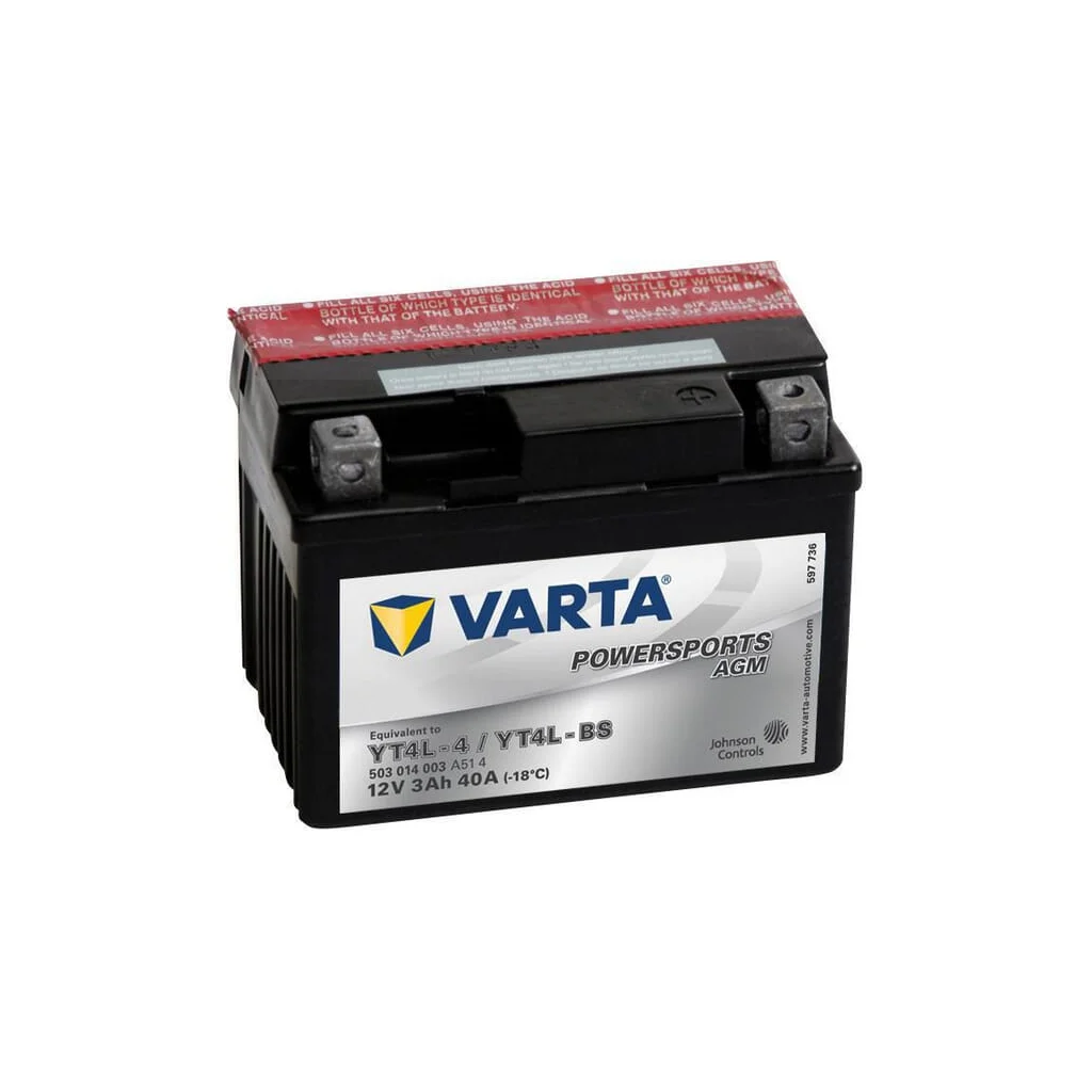 [AMAT2-151074] Baterie 12V 3Ah 40A AGM Powersports VARTA 503014004I314PS
