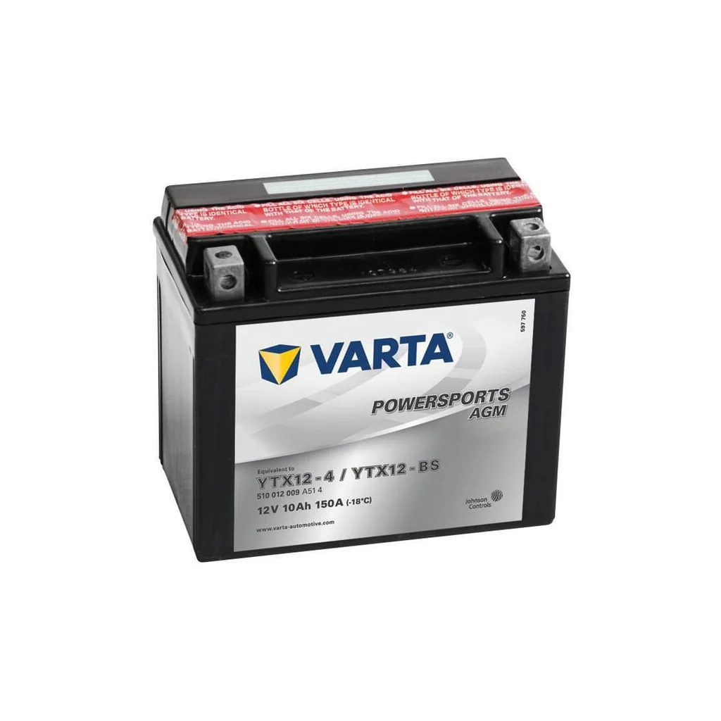 [AMAT2-155011] Baterie 12V 10Ah 150A AGM Powersports VARTA 510012015I314PS