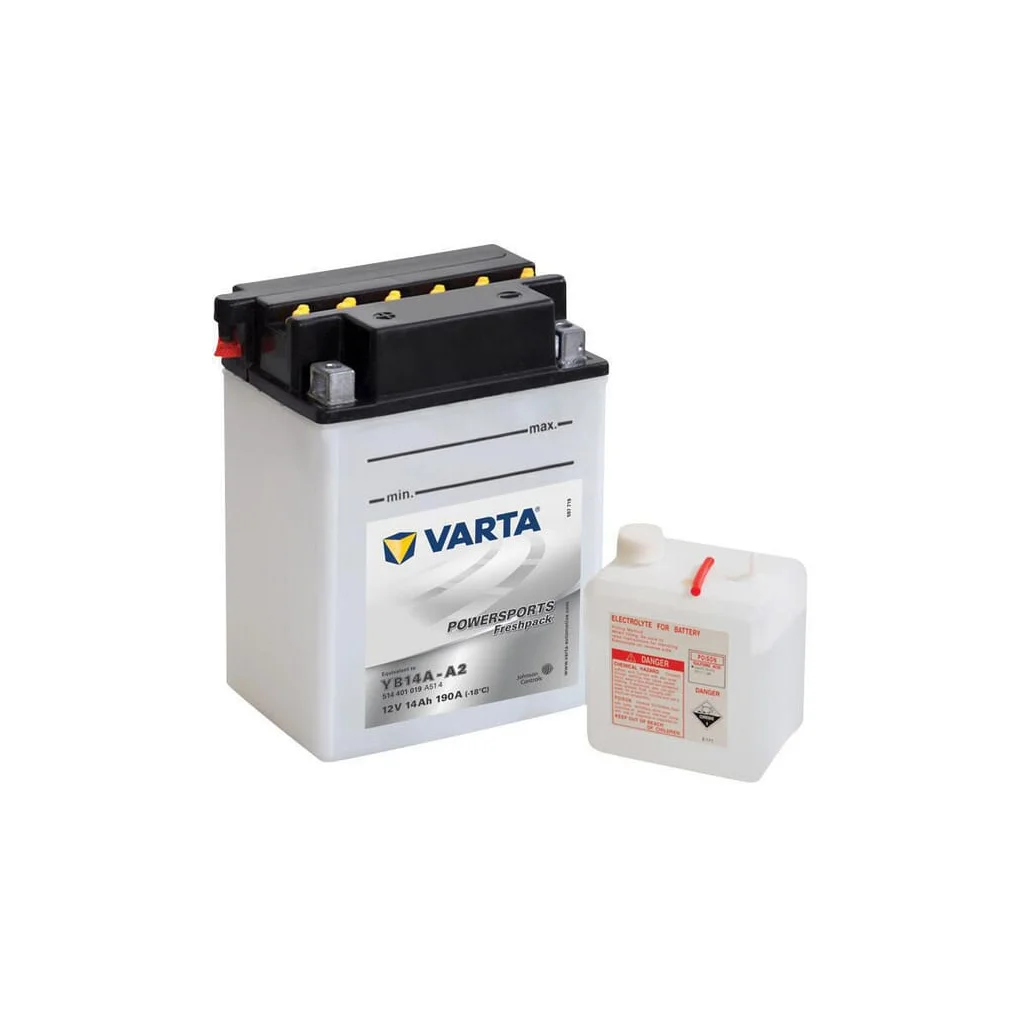 [AMAT2-156032] Baterie 12V 14Ah 190A Powersports Freshpack VARTA 514401019I314PS