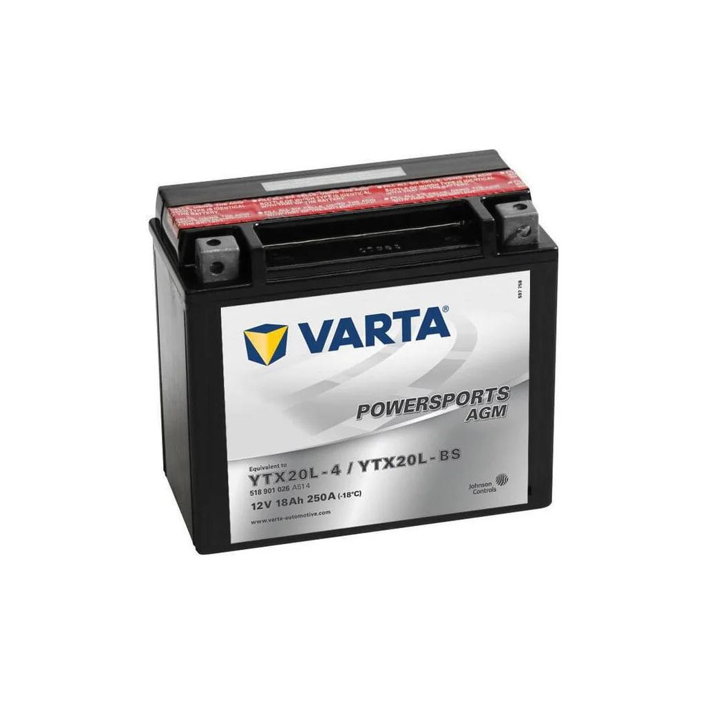 [AMAT2-158086] Baterie 12V 18Ah 250A AGM Powersports VARTA 518901025I314PS