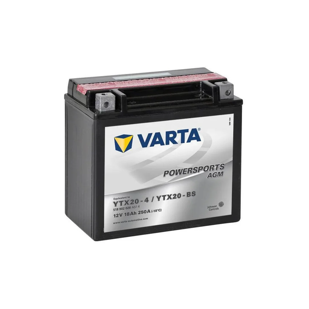[AMAT2-157243] Baterie 12V 18Ah 250A AGM Powersports VARTA 518902025I314PS