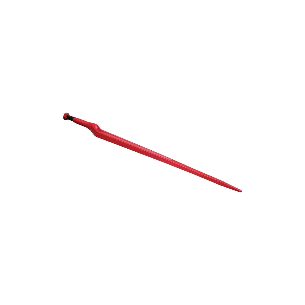 [AMAT2-157463] Dinte încărcător curbat  70mm profil T dublu 36x895mm piuliță M22x1,5mm vârf ascuțit roșu 5192FT88N1