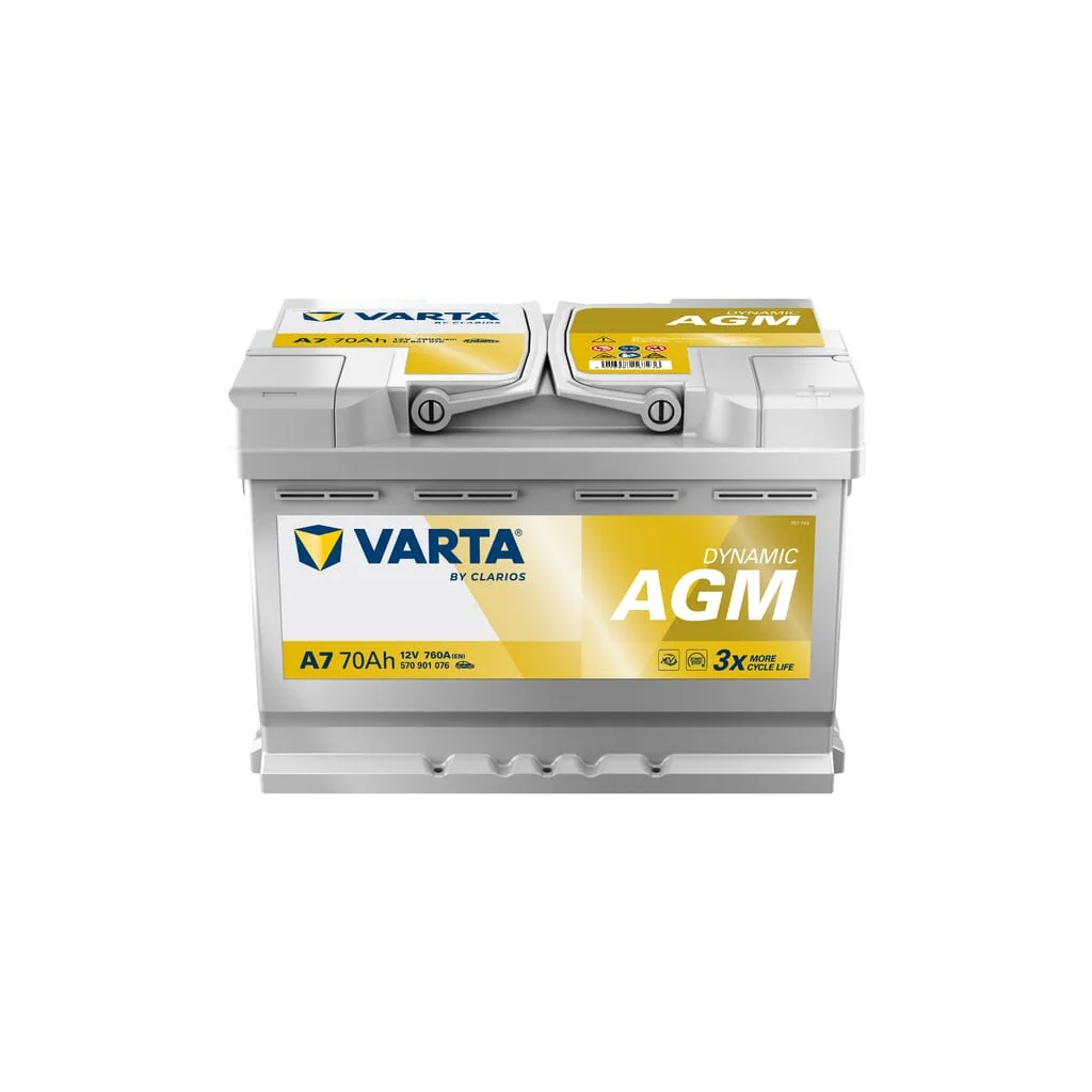 [AMAT2-164530] Baterie 12V 70Ah 760A A7 VARTA Dynamic AGM 570901076