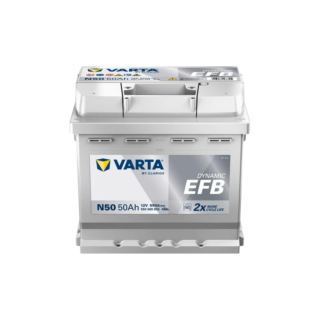 [AMAT2-161420] Baterie 12V 50Ah 550A N50 VARTA Dynamic EFB 550500055