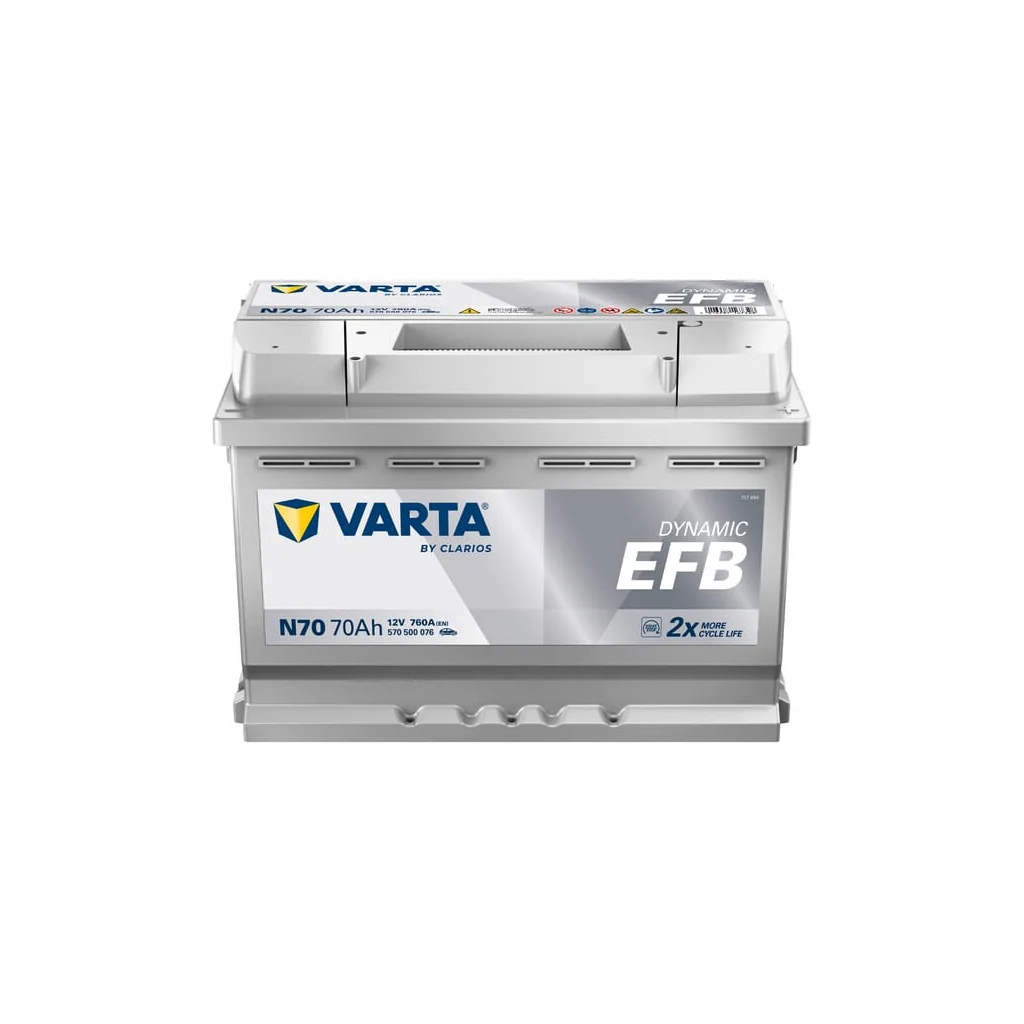 [AMAT2-165056] Baterie 12V 70Ah 760A N70 VARTA Dynamic EFB 570500076