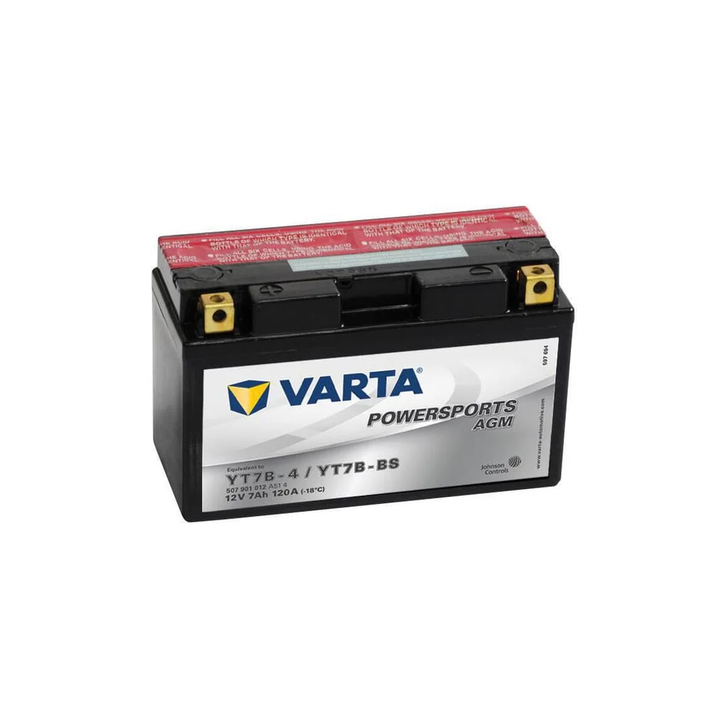 [AMAT2-152312] Baterie 12V 7Ah 120A AGM Powersports VARTA 507901012I314PS