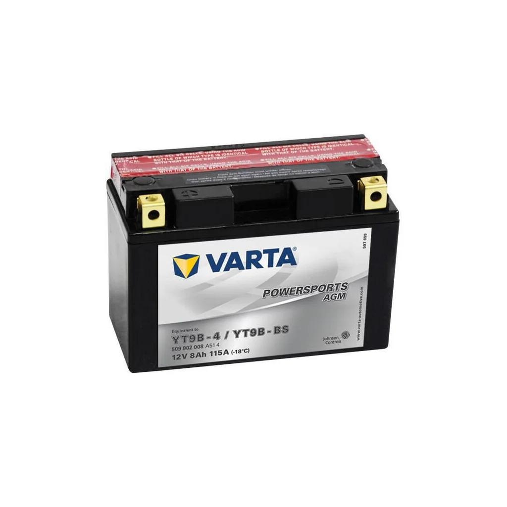 [AMAT2-152762] Baterie 12V 8Ah 115A AGM Powersports VARTA 508902012I314PS