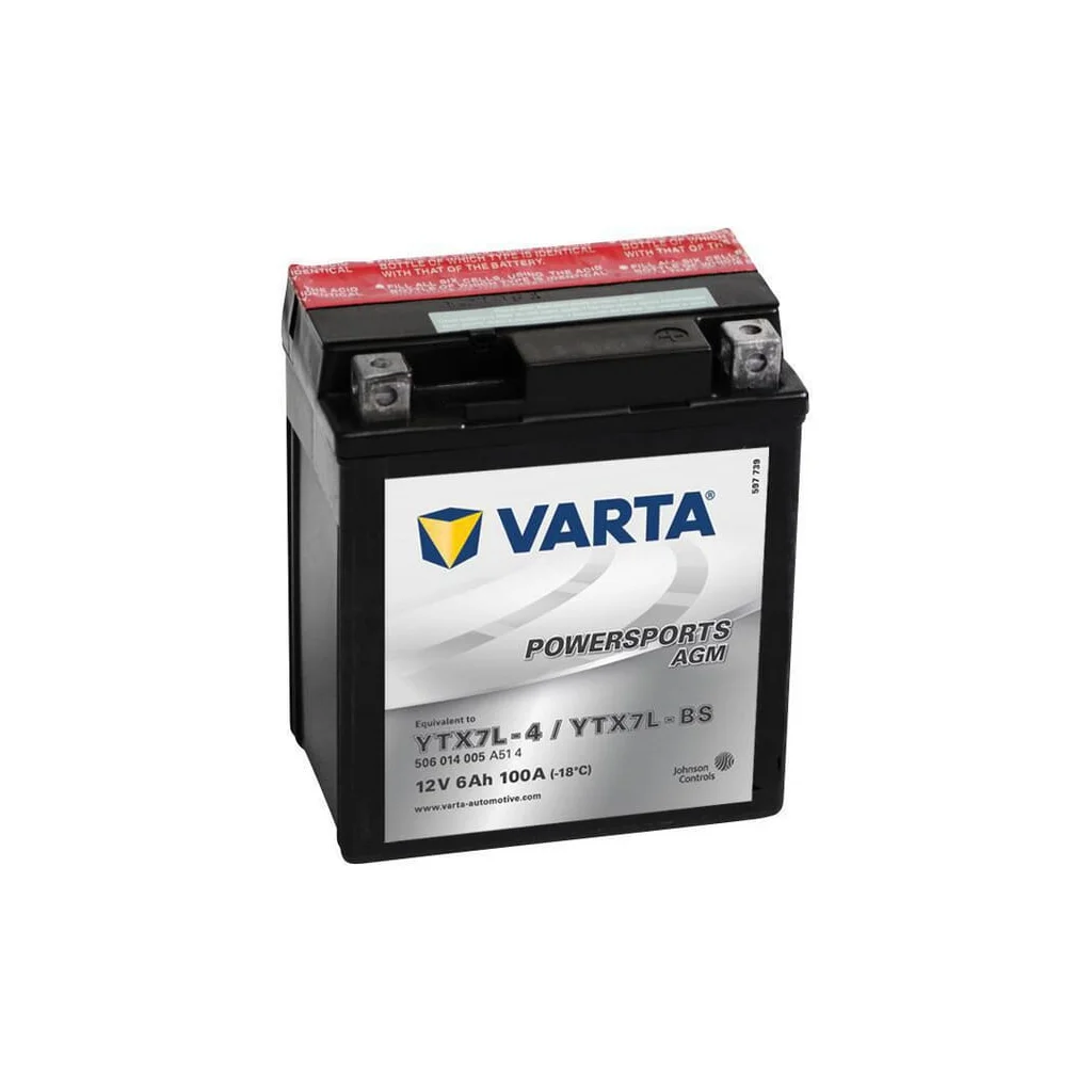 [AMAT2-152783] Baterie 12V 6Ah 100A AGM Powersports VARTA 506014010I314PS
