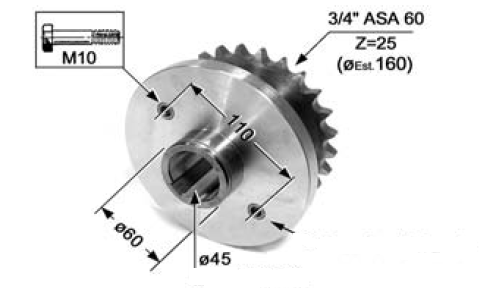 [AMAT1-24382] Pinion Org Z-25