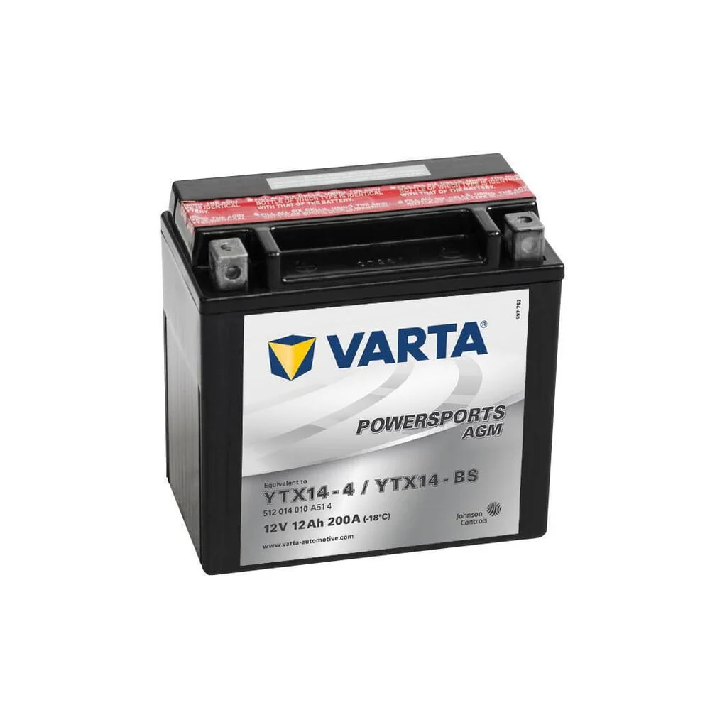 [AMAT2-153203] Baterie 12V 12Ah 200A AGM Powersports VARTA 512014020I314PS