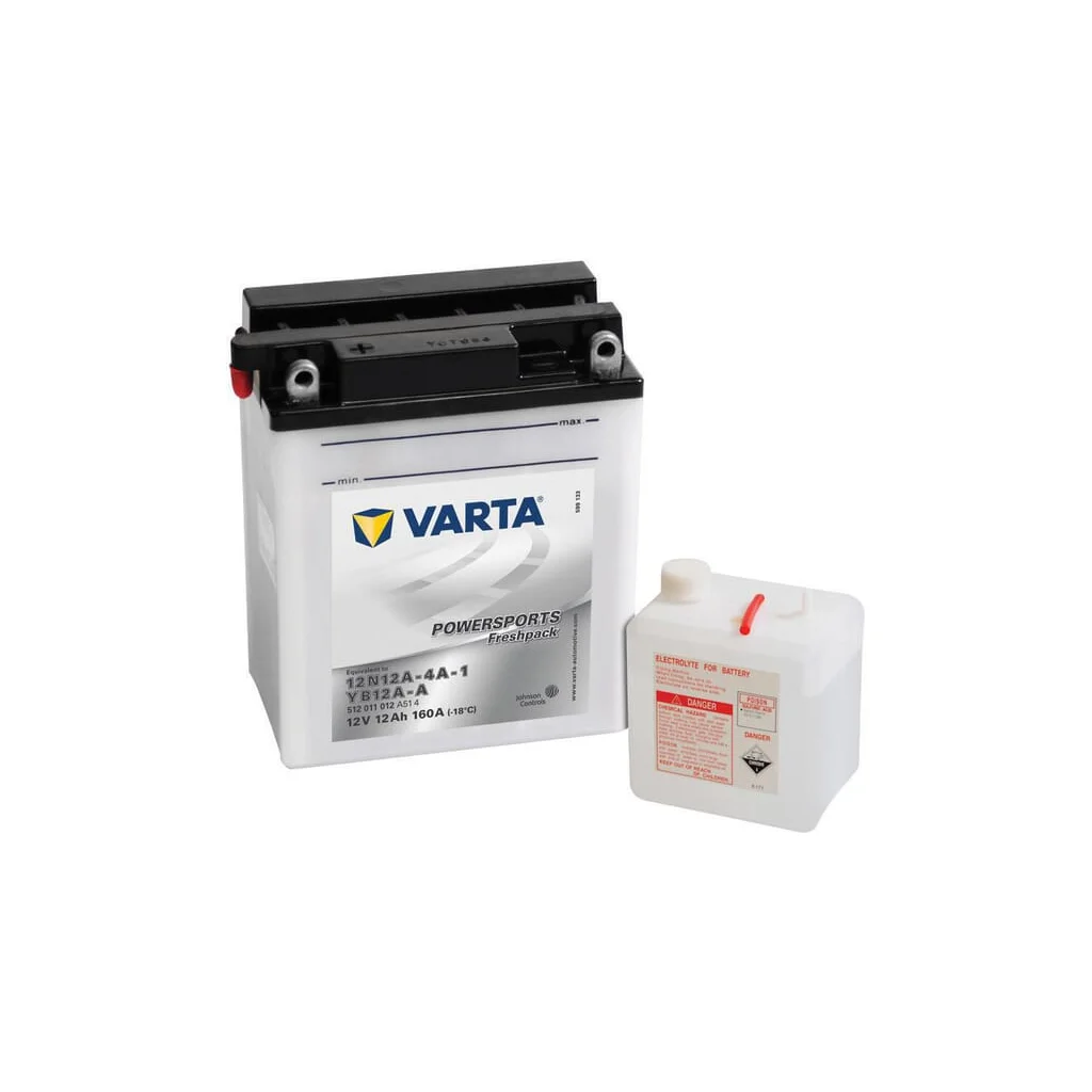 [AMAT2-153606] Baterie 12V 12Ah 160A Powersports Freshpack VARTA 512011016I314PS