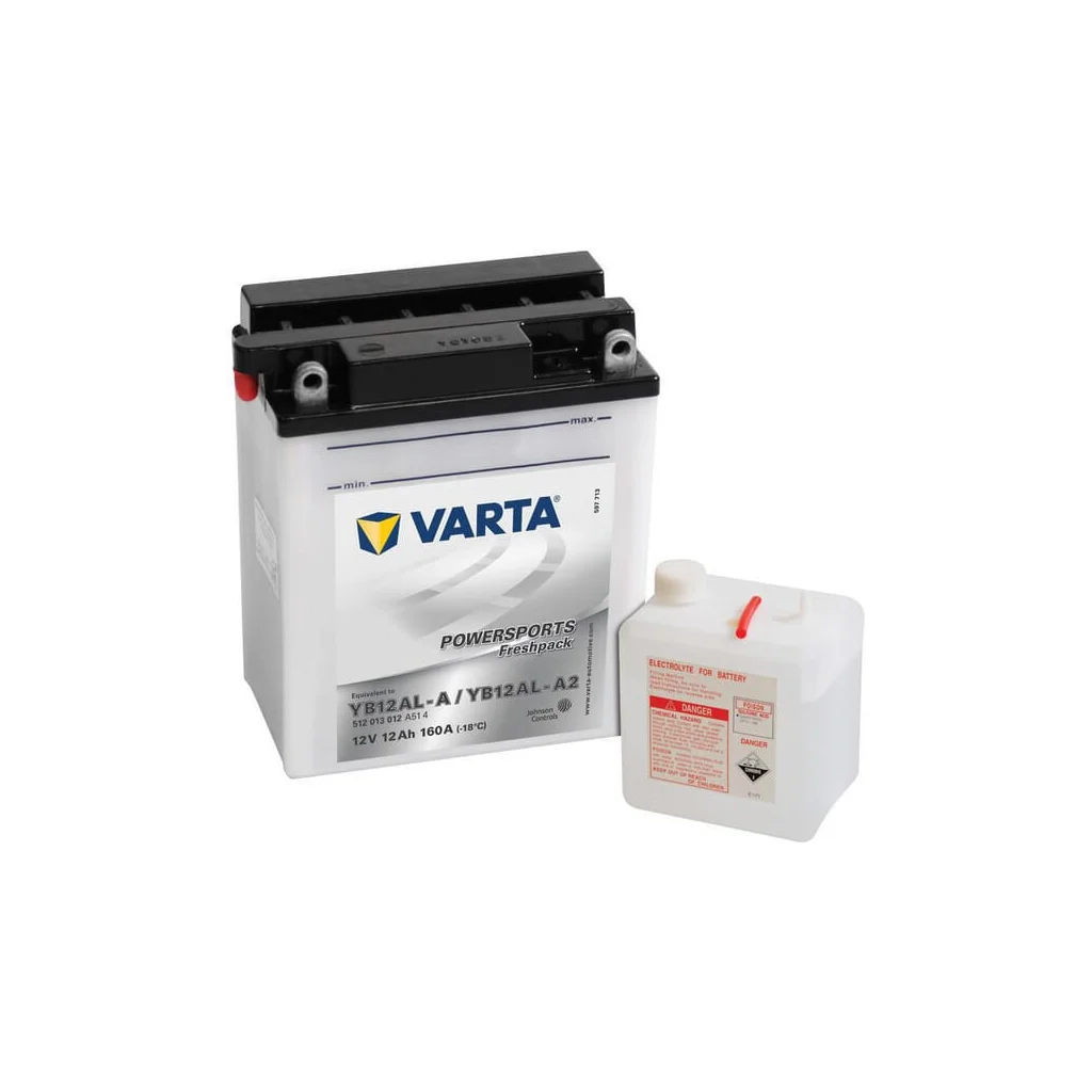 [AMAT2-153802] Baterie 12V 12Ah 160A Powersports Freshpack VARTA 512013016I314PS