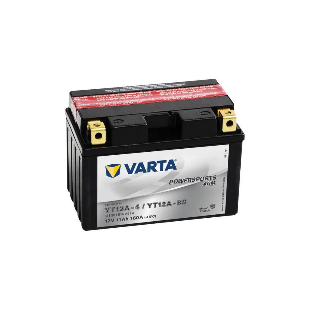 [AMAT2-153920] Baterie 12V 11Ah 160A AGM Powersports VARTA 511901016I314PS