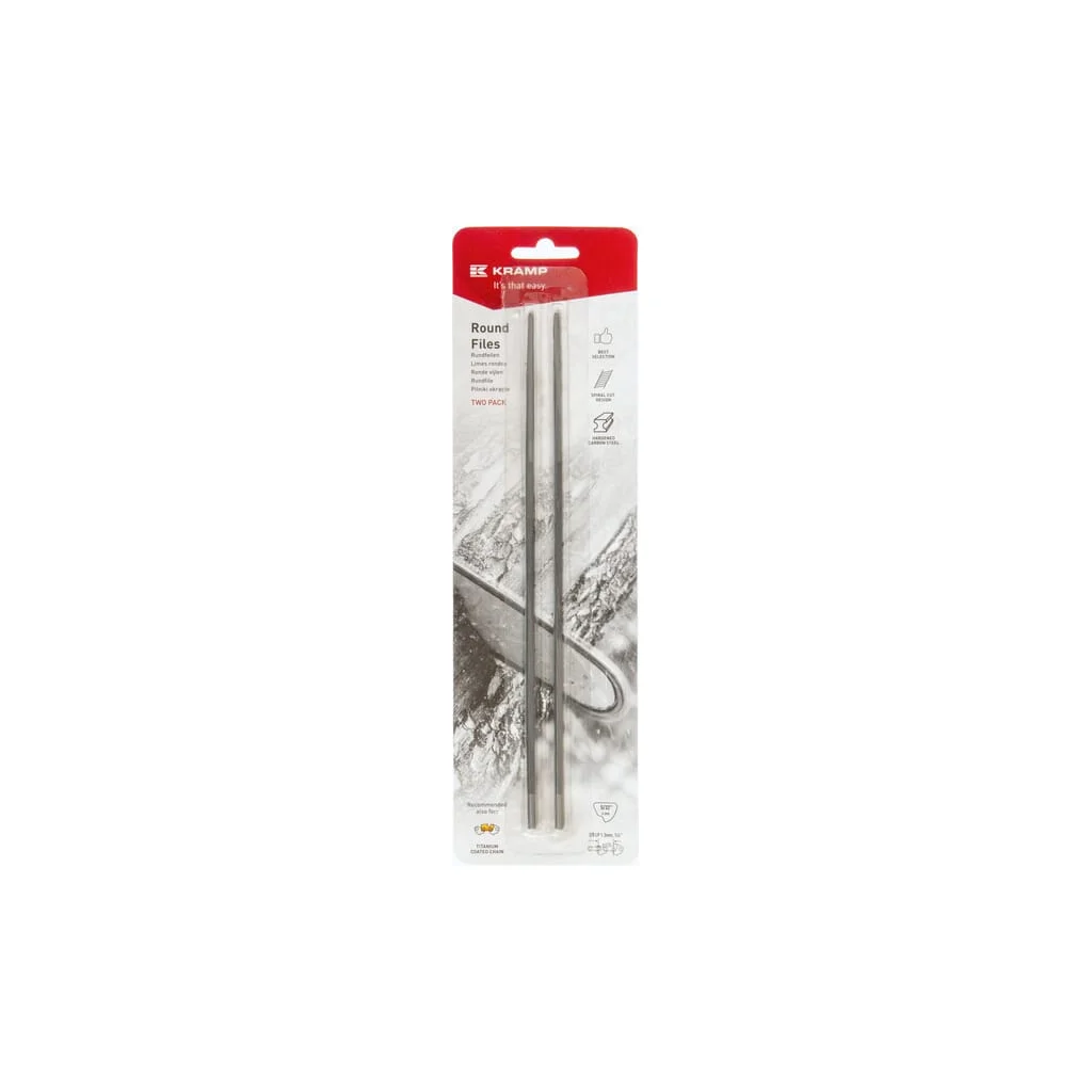 [AMAT2-159808] Pilă rotundă pîn ambalaj blister de carton 2 bucăți 5/32" 4,0mm 5322FKR