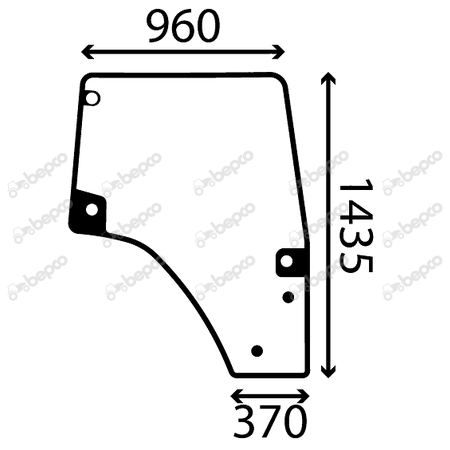 [AMAT1-24885] Portiera Sticla Dr. 0.016.8682.0