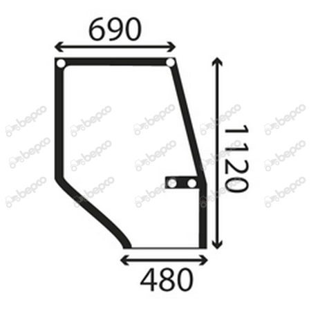 [AMAT1-24892] Portiera Sticla Dr. 248723A1