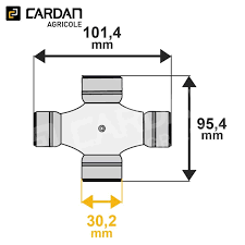 [AMAT1-24935] Cruce Cardan 30,2x101,4 - 30,2 x 95,4