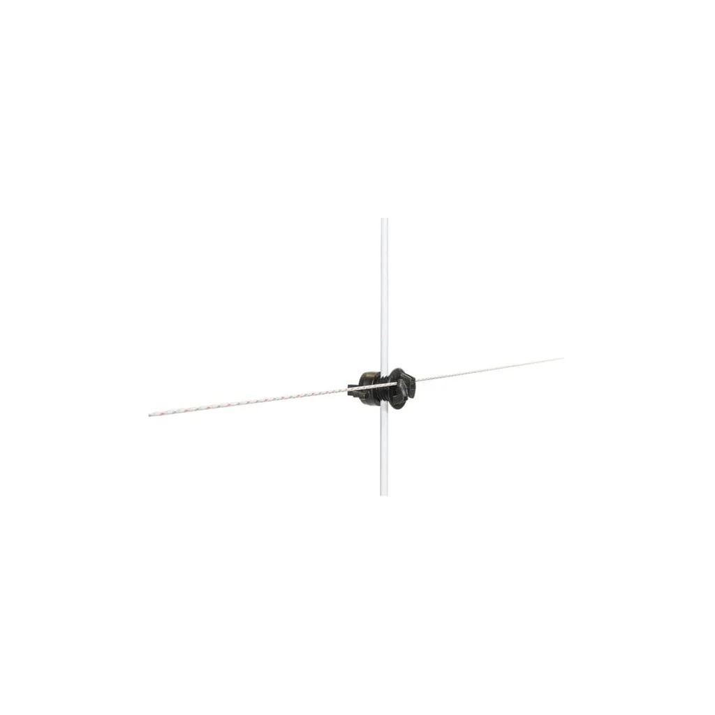 [AMAT2-180044] Izolator tijă cu șurub negru pentru stâlp 4/10mm (250x) 656083GAL