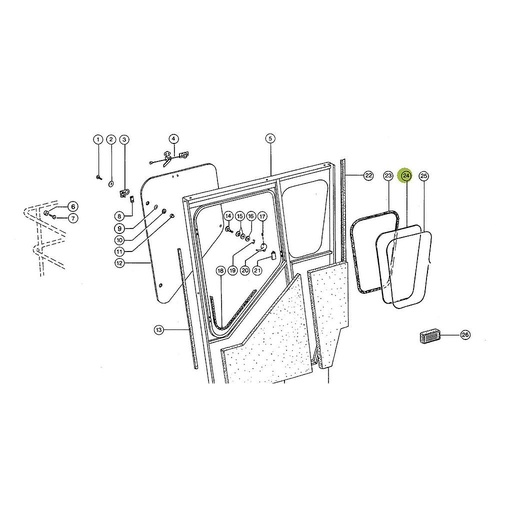 [AMAT1-25995] Geam Lateral