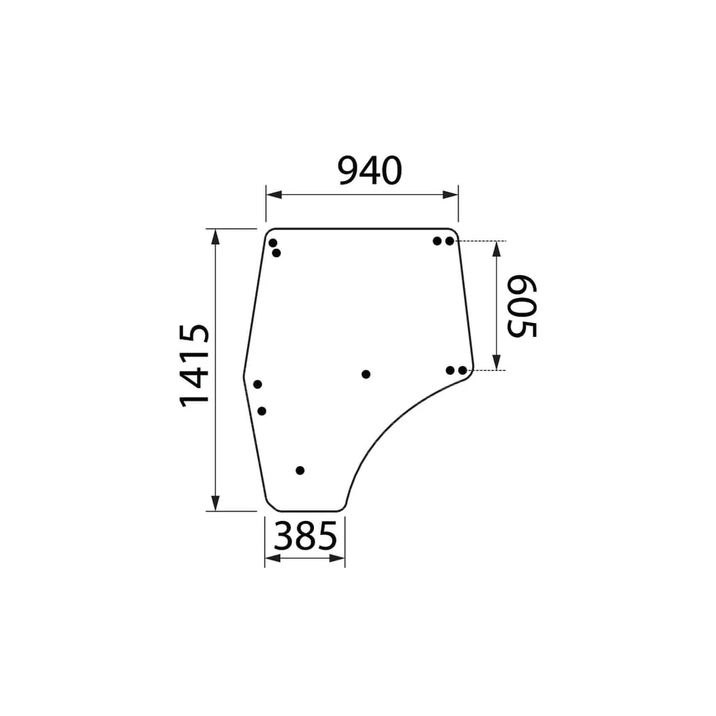 [AMAT2-171214] Sticlă de ușă, completă 6005012168
