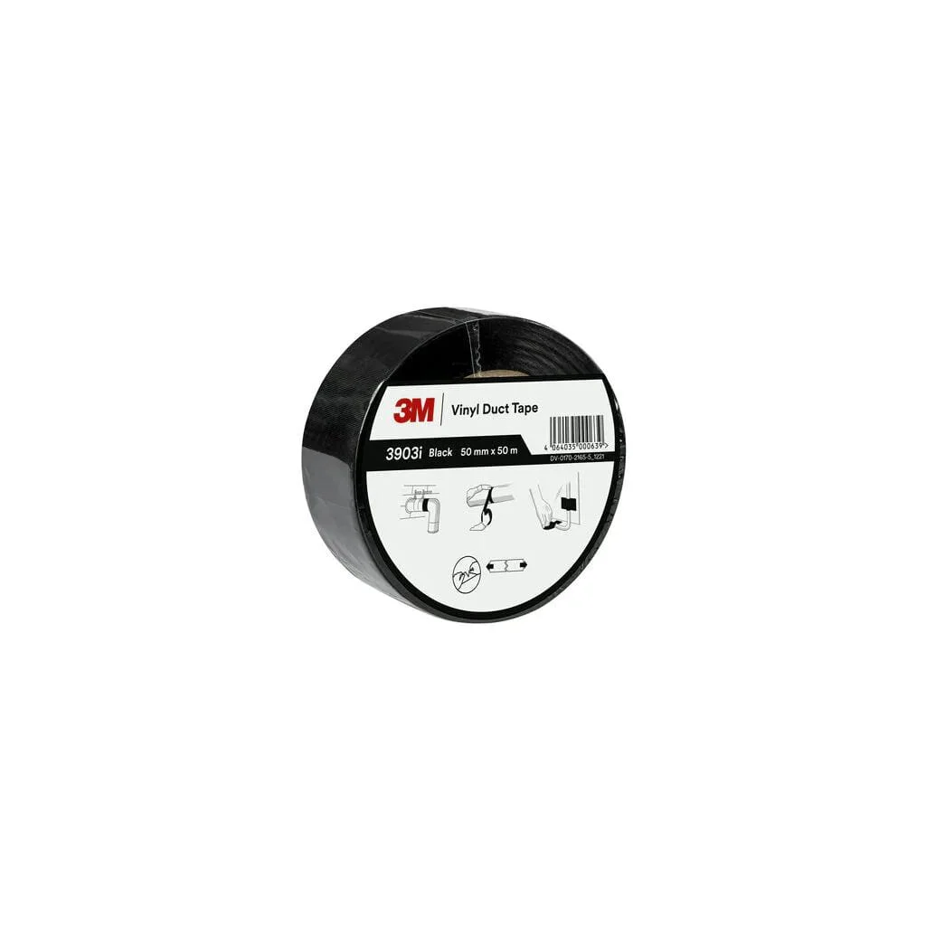 [AMAT2-186259] Bandă adezivă, Vinil, neagră, 50mmx50M 7100263682