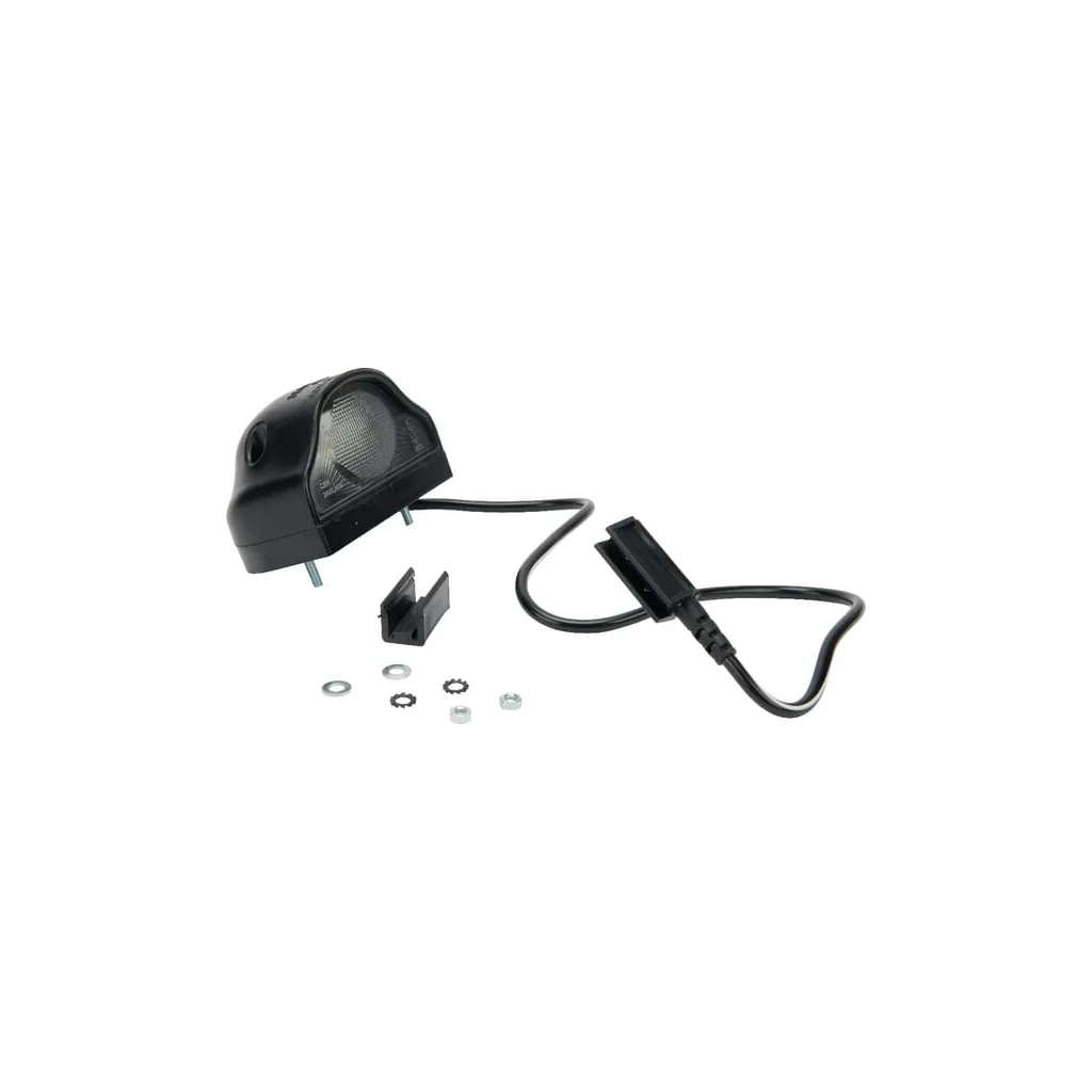 [AMAT2-183993] Lumină LED pentru număr de înmatriculare, 0.96W, rectangulară, 24V, transparentă, prindere cu șuruburi, 100x57x60mm 6KLS0250LED50CI