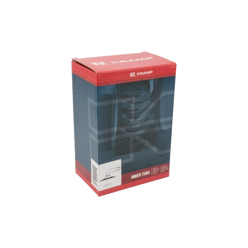[AMAT2-179044] Cameră anvelopă pentru jantă diametru 10" 6.50-10 cu valvă curbată 90° TR87 Kramp 65010TR87