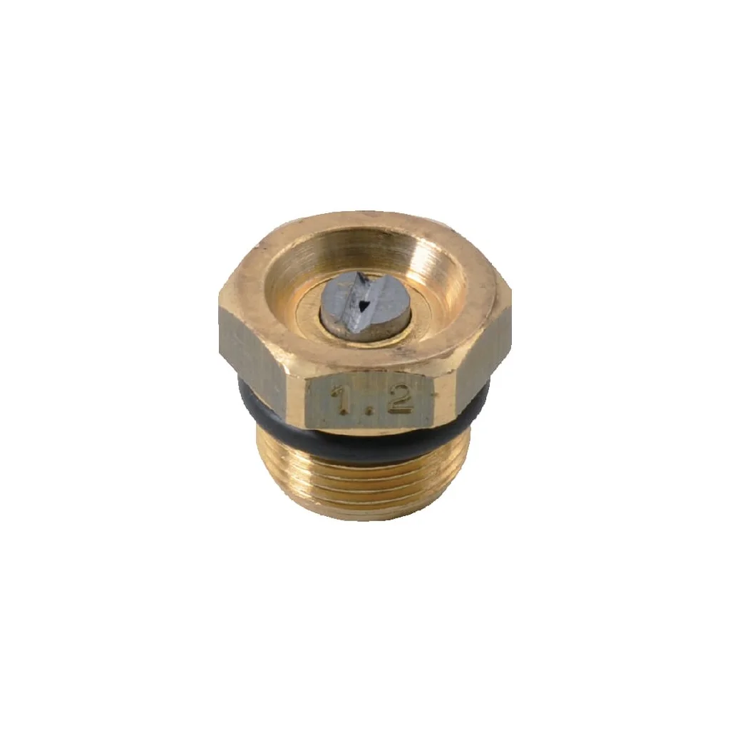 [AMAT2-181801] Duză cu jet plat 6818 1.2, alamă, Braglia 6818015