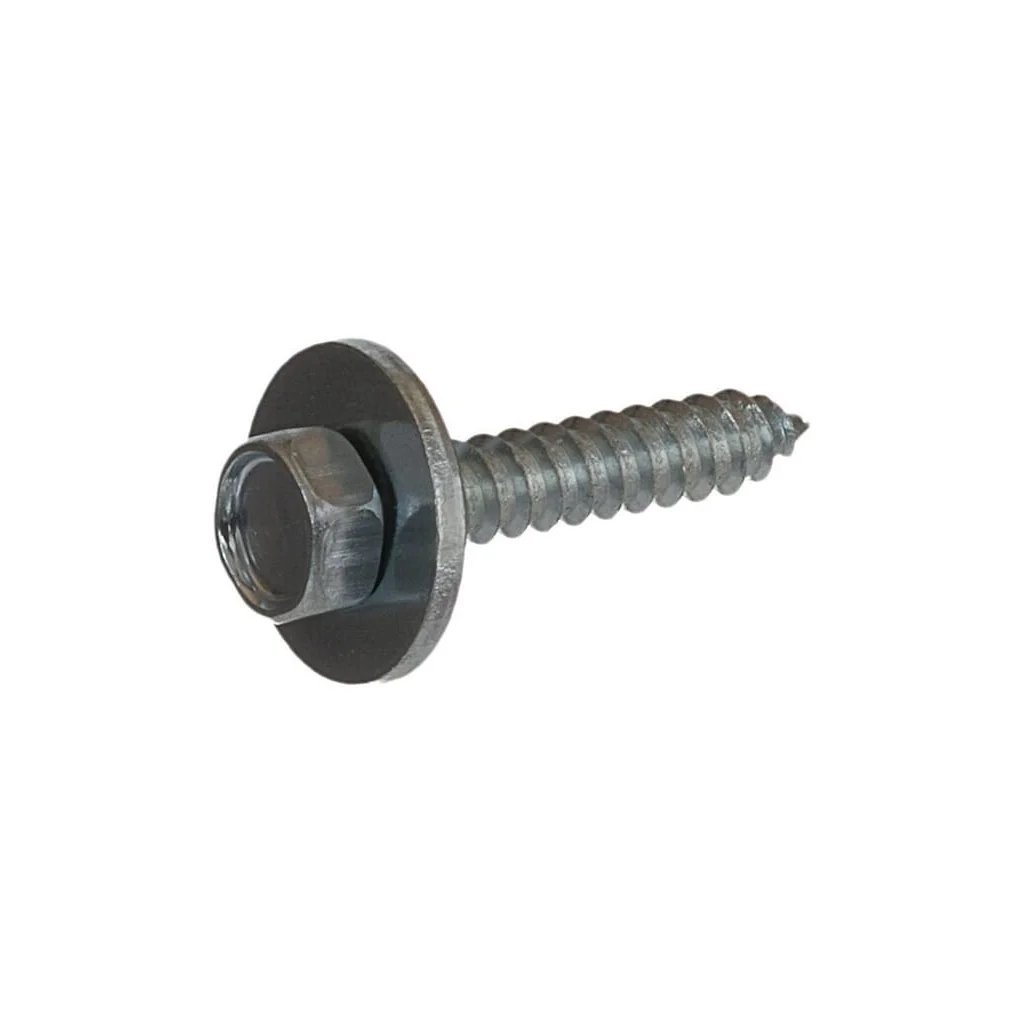 [AMAT2-181991] Șurub pentru tablă autofiletant cap hexagonal cu șaibă DIN6901 4,8x25mm oțel zincat Kramp 69014825P100