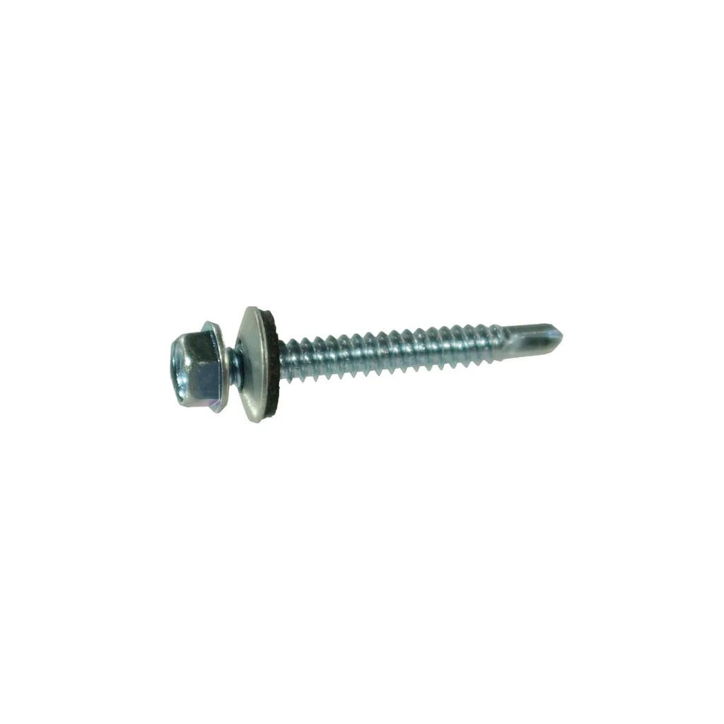 [AMAT2-195057] Șurub autoforant cap hexagonal cu flanșă DIN7504 6,3x32mm oțel zincat Kramp 7504KNEO6332P200