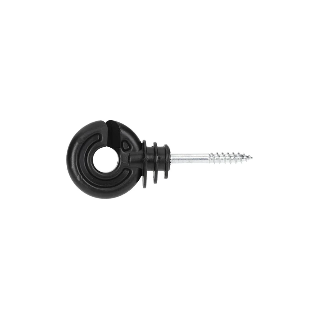 [AMAT2-185370] Izolator inelar negru șurub 40mm x diametru 5,3mm 25 buc. Farma 705001FA