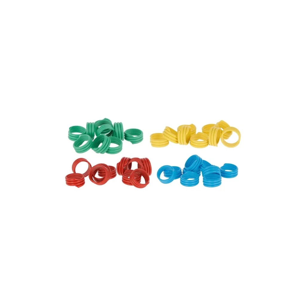[AMAT2-188333] Inele spirale pentru picioare, diametru 16mm, 20 buc., roșu 72101KER
