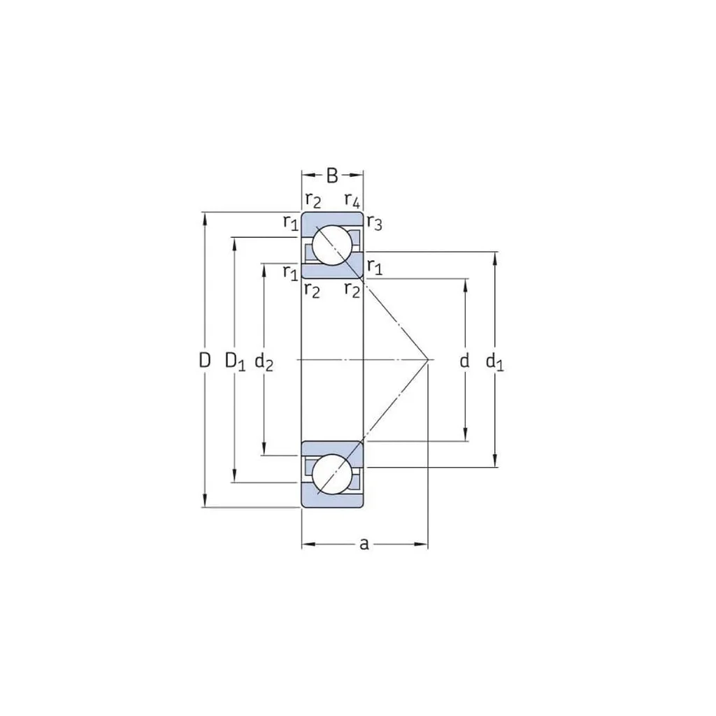[AMAT2-194055] Rulment cu bile contact unghiular 30x72x19mm SKF 75007306BEP