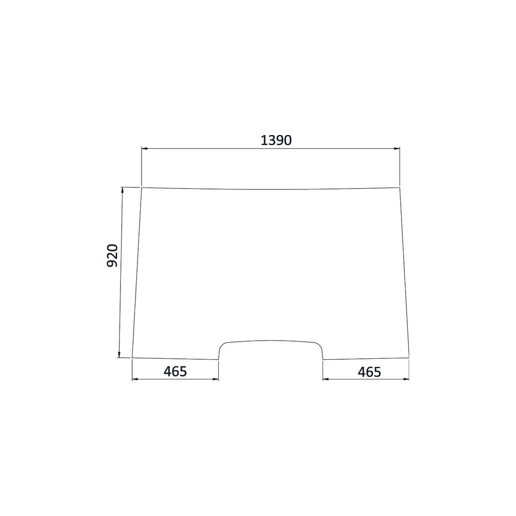 [AMAT2-199112] Parbriz fix 7700035820N