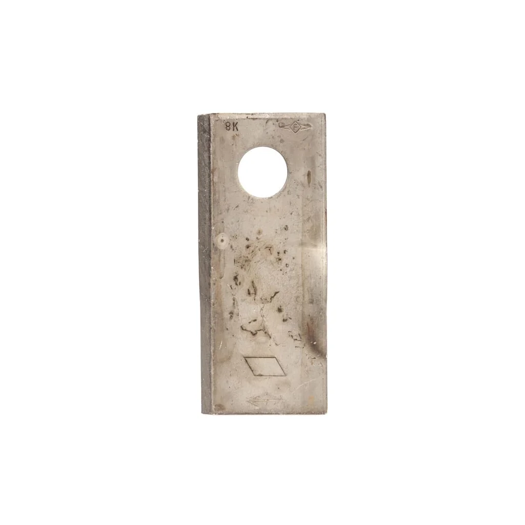 [AMAT2-204590] Lamă cositoare dreapta 114x48x4mm orificiu 19mm pachet 25 buc. potrivită pentru Kongskilde JF/Stoll 8113800062
