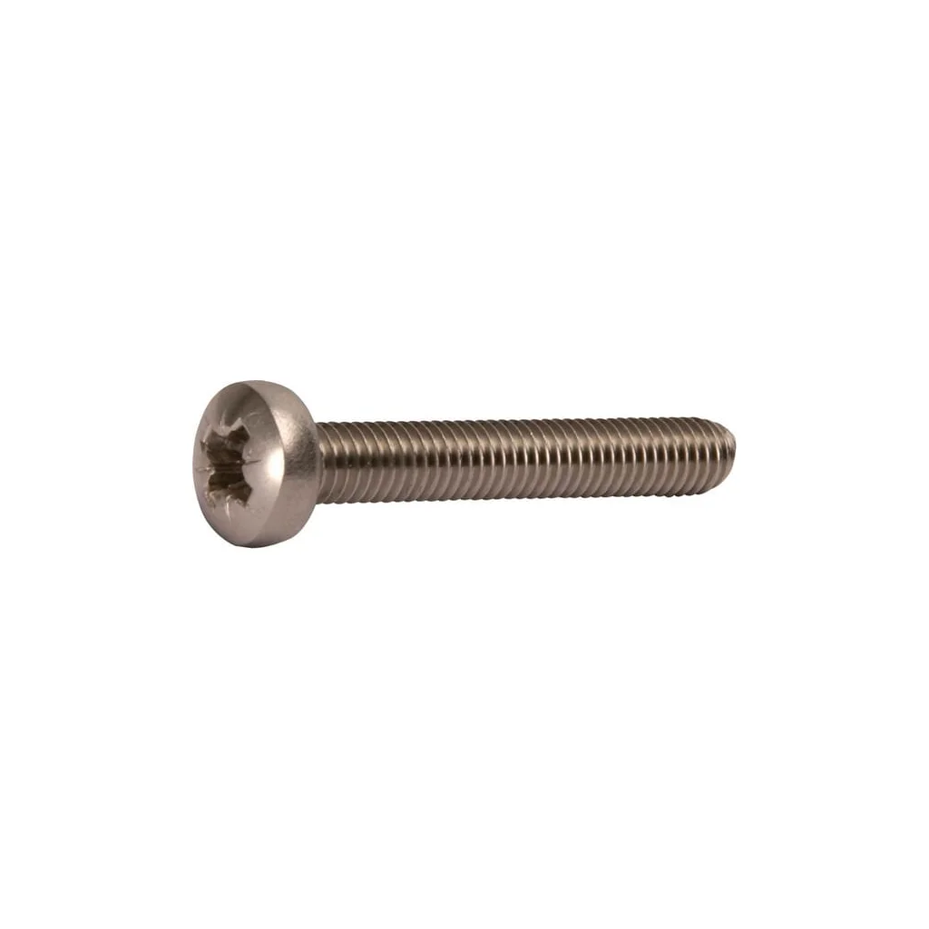 [AMAT2-199761] Șurub cap bombat cruce DIN7985 ISO7045 M6x12mm oțel inoxidabil A4 Kramp 7985612RVSA4