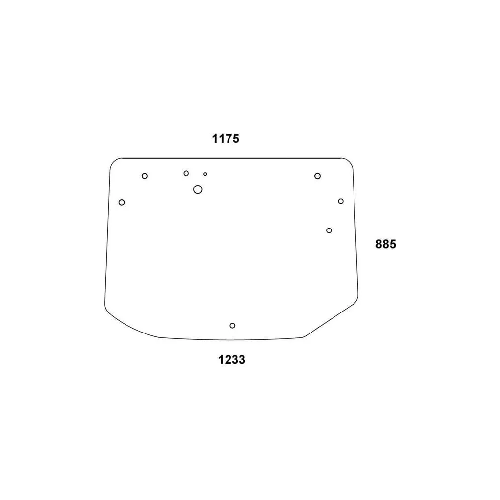 [AMAT2-191496] Geam spate 737812050080N