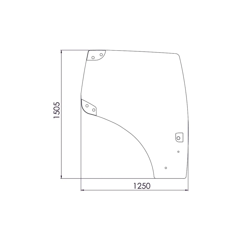 [AMAT2-207805] Geam de ușă 82027356N