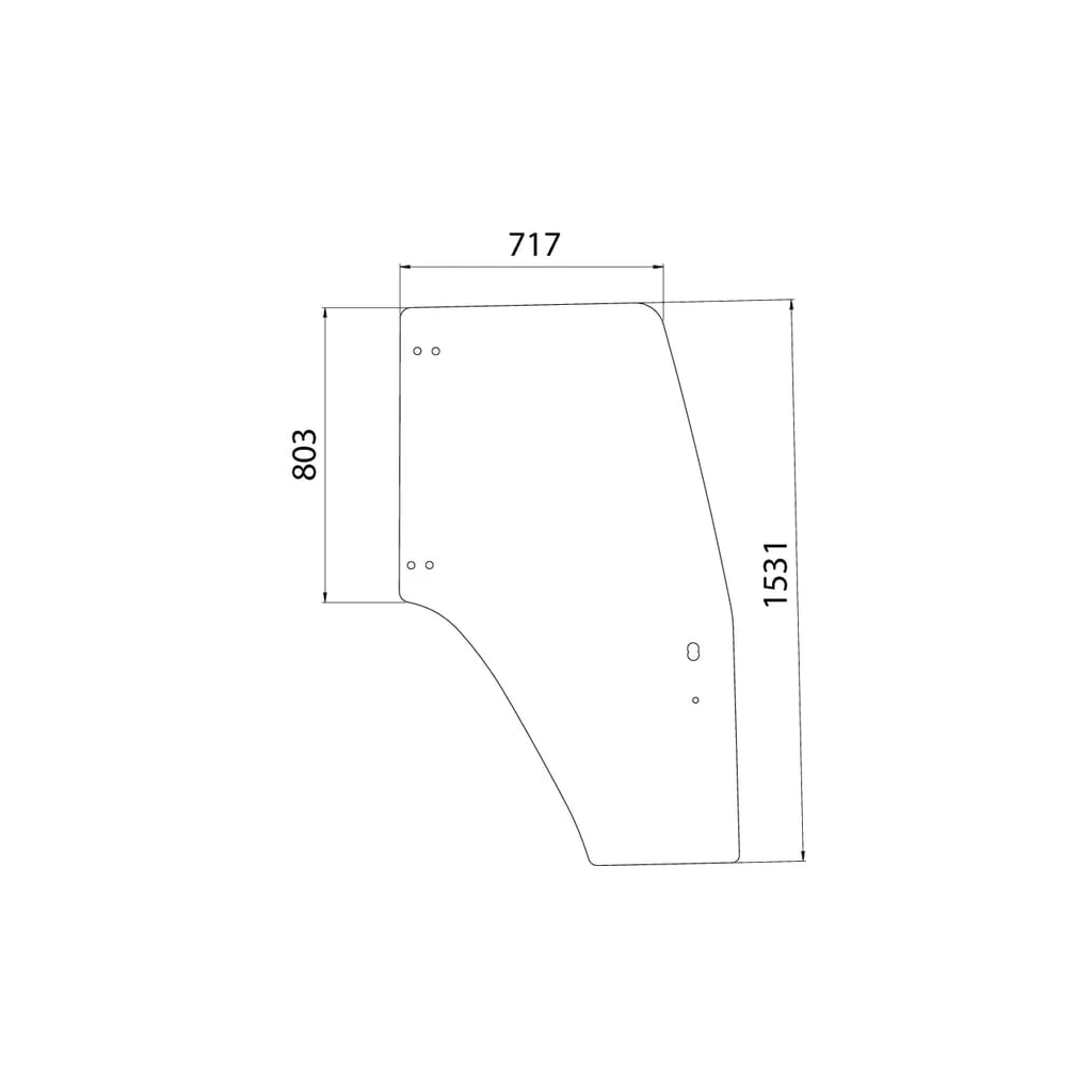 [AMAT2-212259] Geam de ușă 87302769N