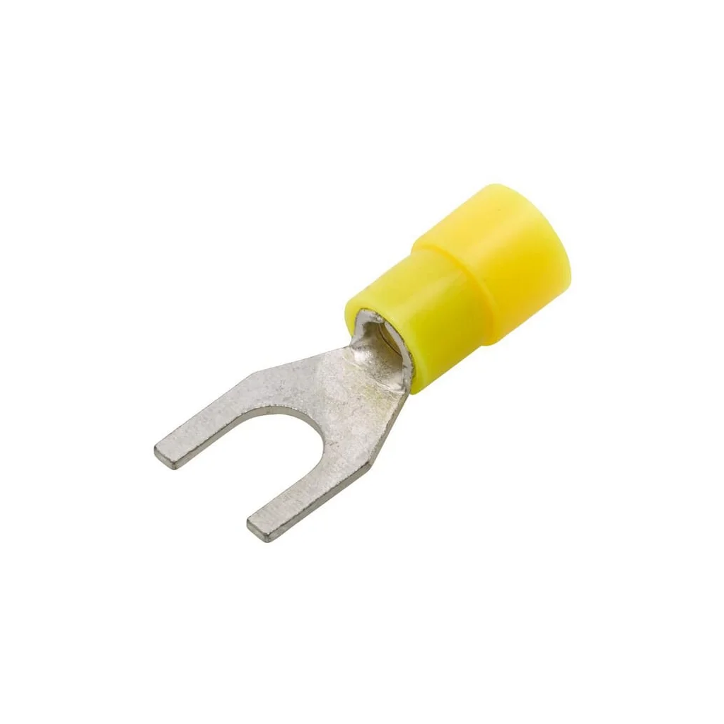 [AMAT2-218467] Terminal furcă, diametru 6.5mm galben, 4-6mm² Seria A, blister, Hella 8KW178045212