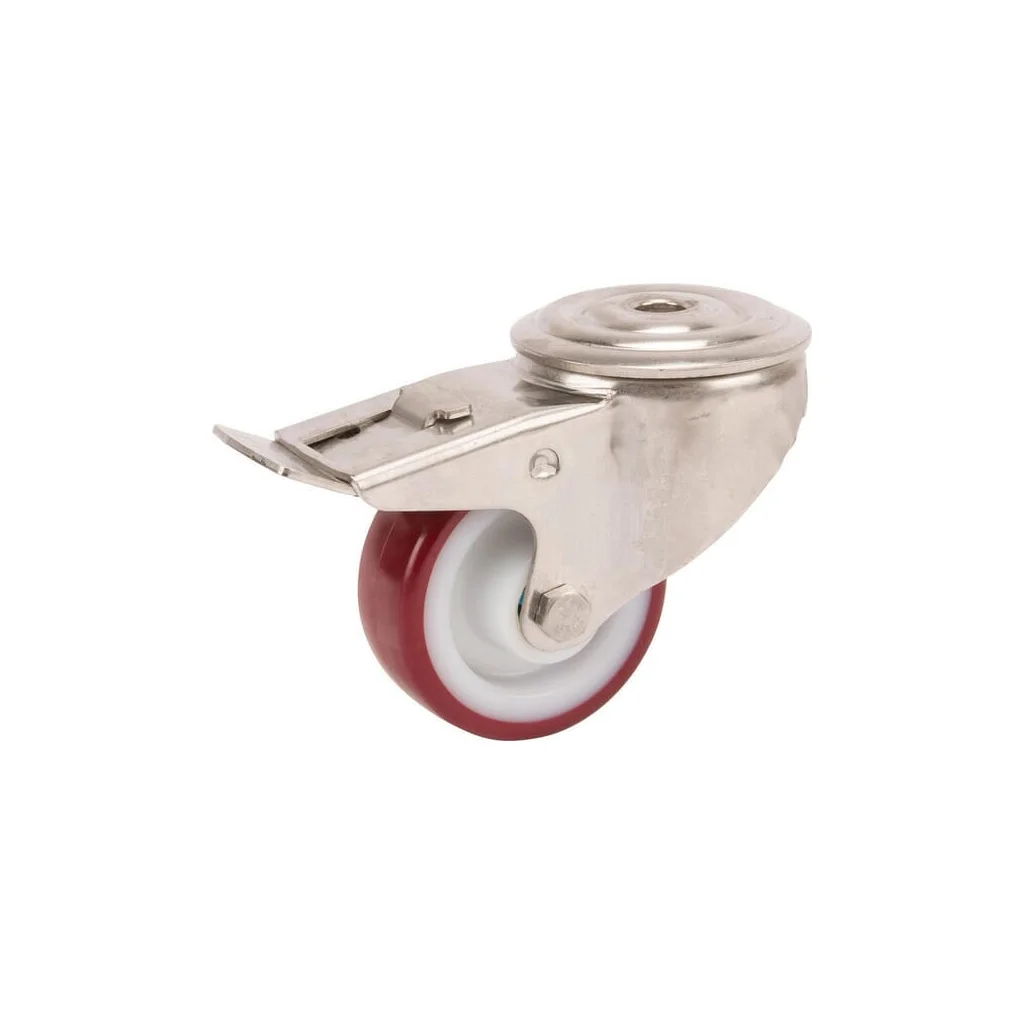 [AMAT2-212844] Roți pivotante din oțel inoxidabil, cu suprafață de rulare din plastic 8477UAD100P3013