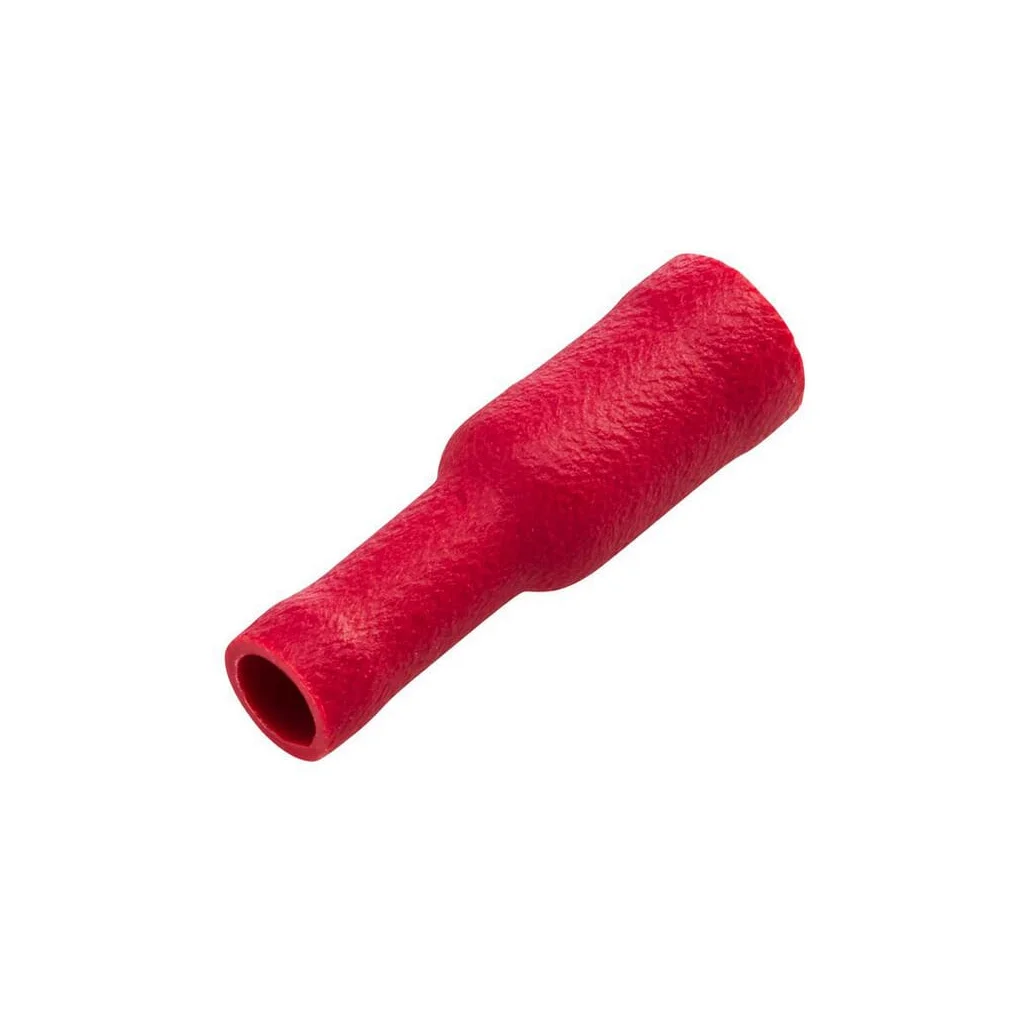 [AMAT2-218673] Conector tip glonț mamă, roșu, diametru 0,5-1mm², 4mm Seria A, blister (10x), Hella 8KW045145812