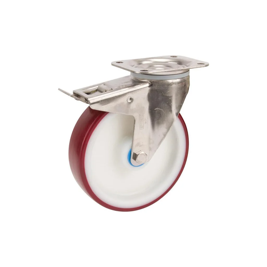 [AMAT2-212982] Roți pivotante din oțel inoxidabil, cu suprafață de rulare din plastic 8477UAD125P62