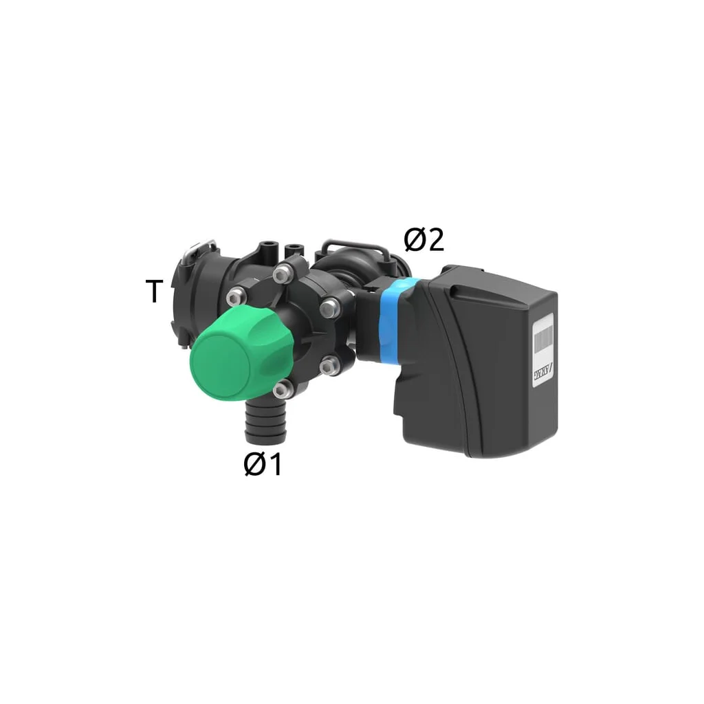 [AMAT2-213130] Supapă electrică de comandă principală cu supapă de presiune maximă reglabilă și racord pentru furcă T5 150l/m 20bar 871T502
