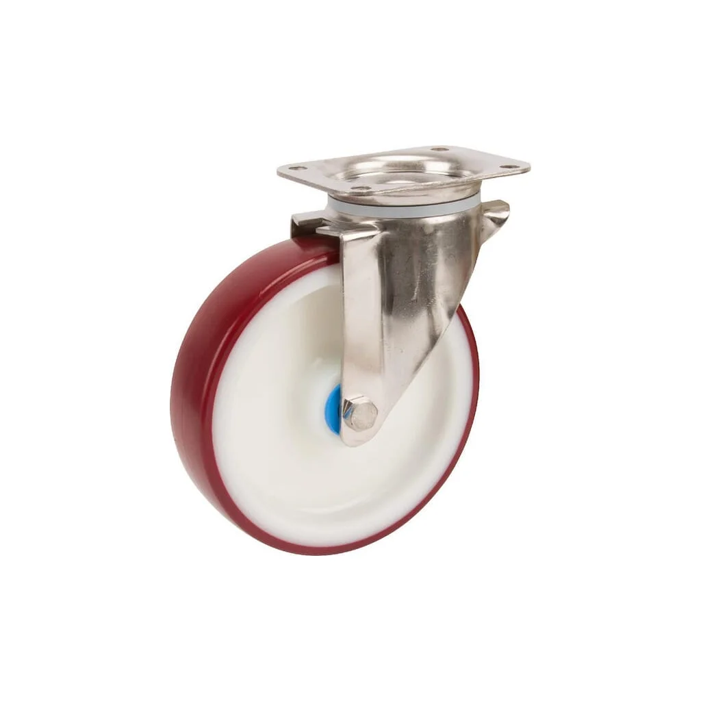[AMAT2-213154] Roți pivotante din oțel inoxidabil, cu suprafață de rulare din plastic 8470UAD125P62
