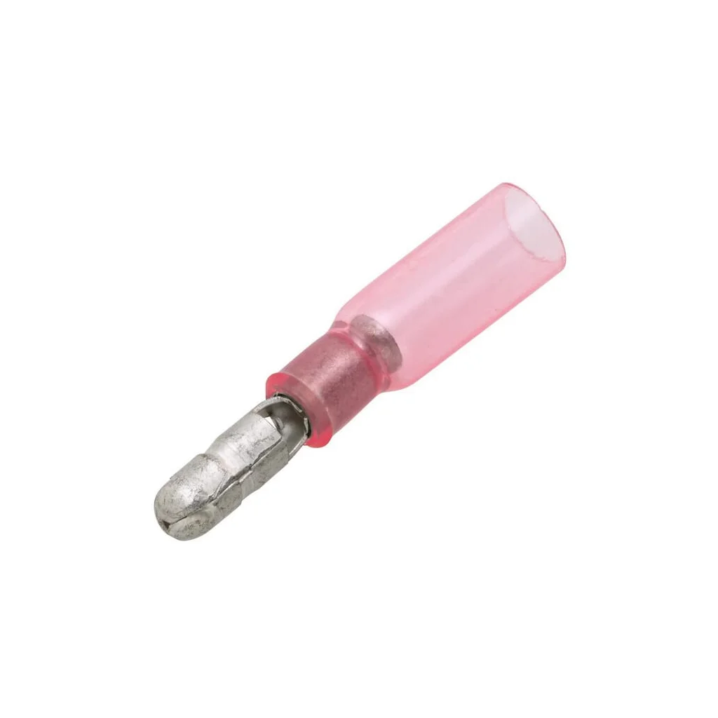 [AMAT2-218810] Conector tip glonț tată, roșu, diametru 0,5-1mm², 4mm, blister (25x), Hella 8KW744765003