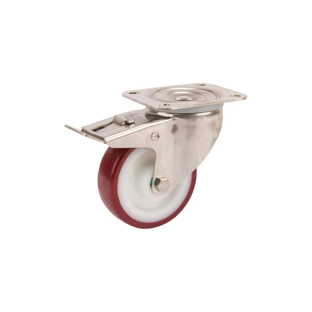 [AMAT2-213322] Roți pivotante din oțel inoxidabil, cu suprafață de rulare din plastic 8477UAD100P62