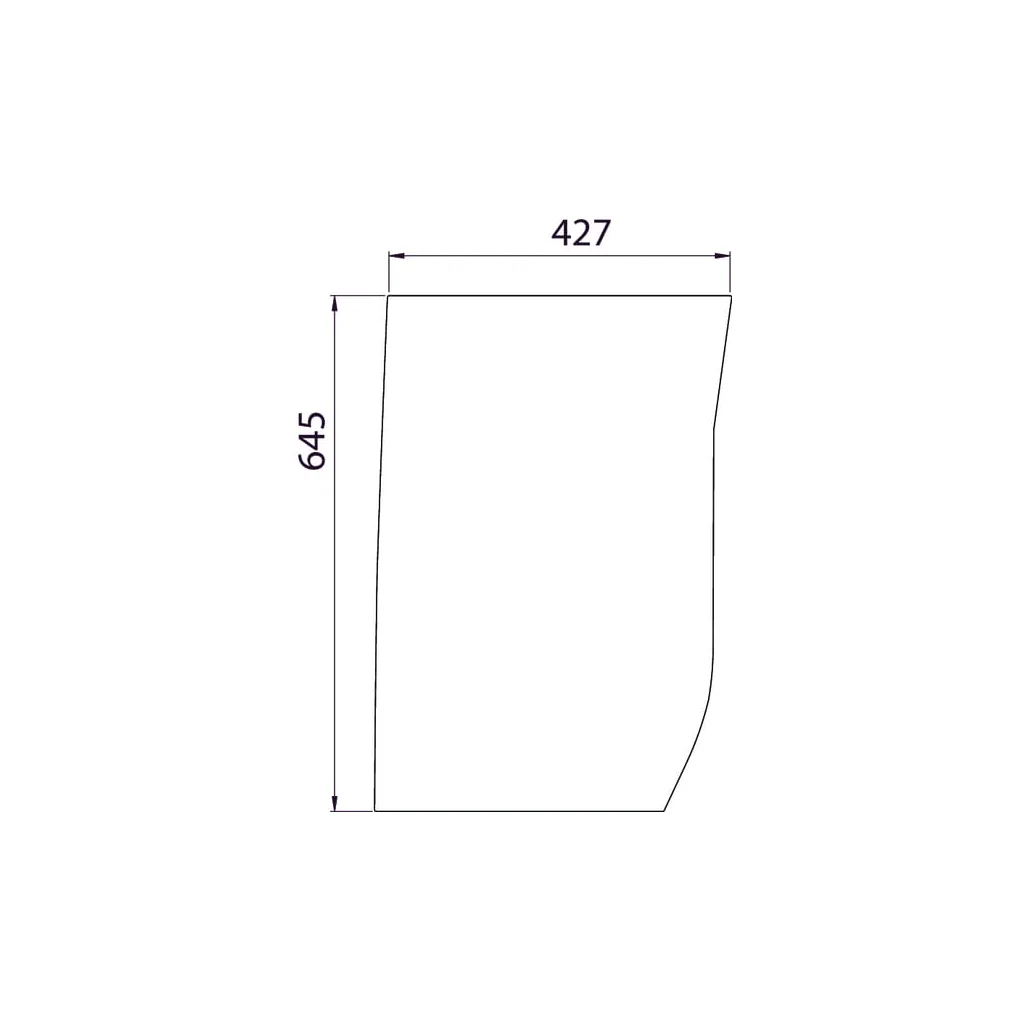 [AMAT2-213459] Parbriz inferior stânga 87304261N