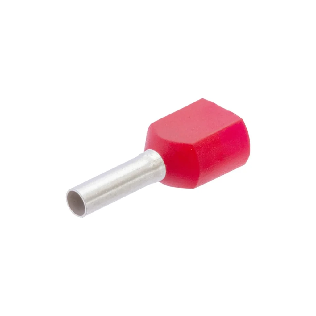 [AMAT2-213577] Capăt cablu roșu, 1mm² (100x), Klauke 8718